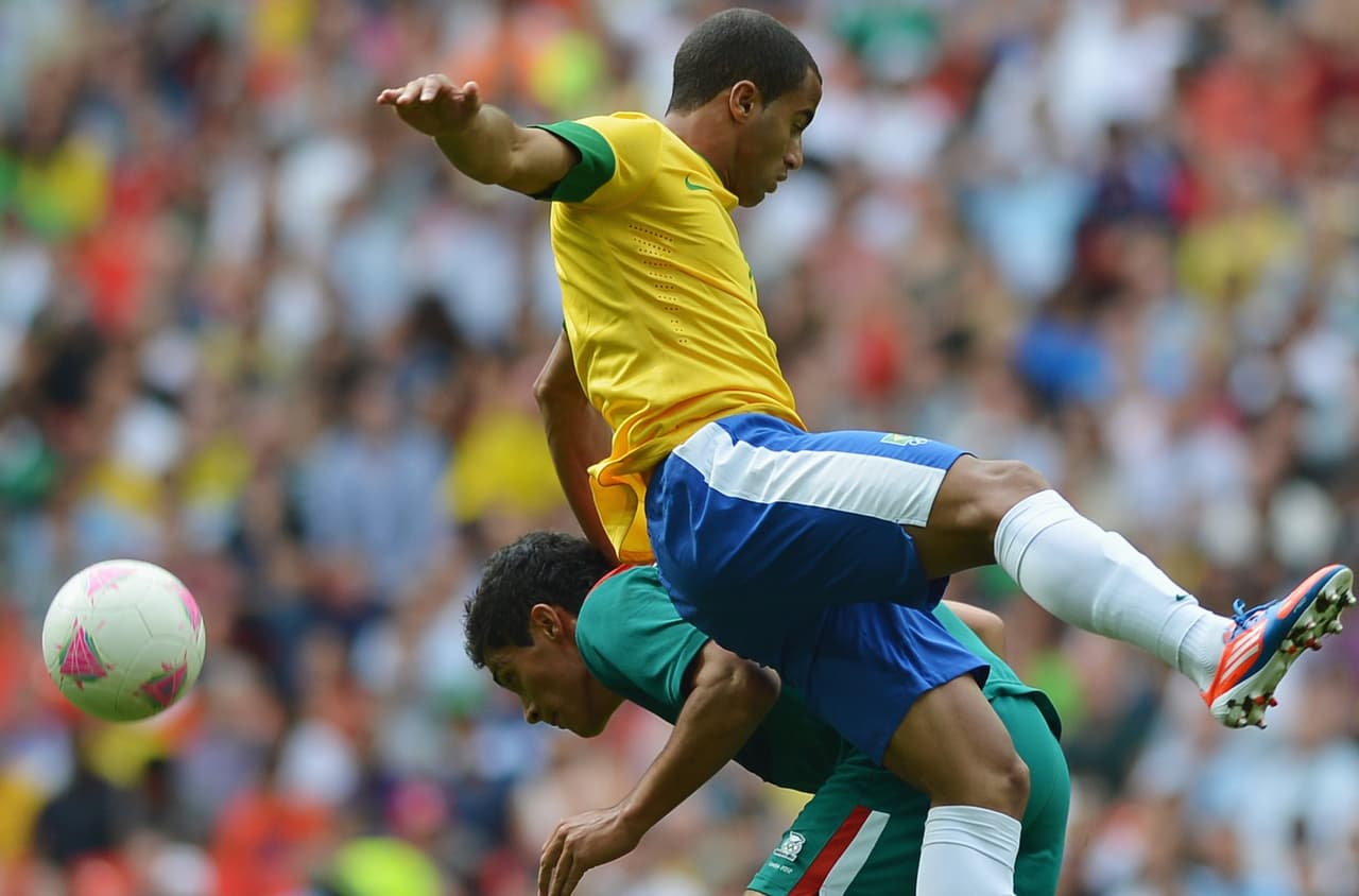Lucas Moura, una de las sensaciones del momento, se tuvo que conformar con la medalla de plata en Londres 2012.