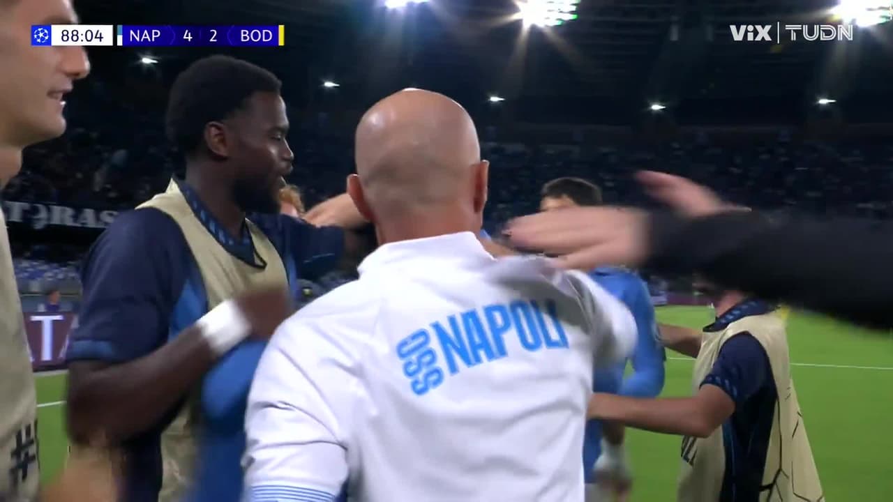 ¡Napoli sentencia con el cuarto! Giovane provoca el autogol de Bjørtuft
