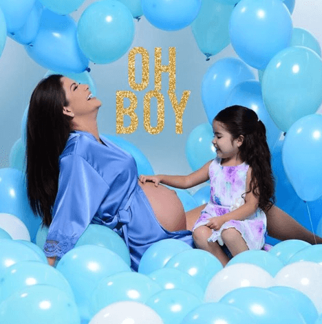 Verla acariciar y esperar con ansias a su hermanito Gael, sin duda nos llenó de ternura.