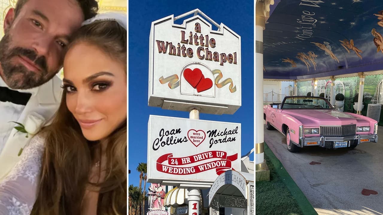 JLo y Ben Affleck se casan al estilo 'vintage': así es la famosa capilla en donde se juraron amor 
