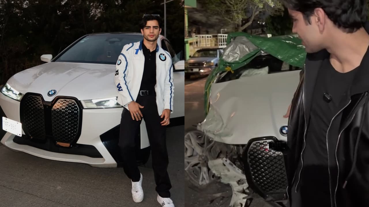 Aarón Mercury relata cómo se salvó de aparatoso accidente en su camioneta nueva