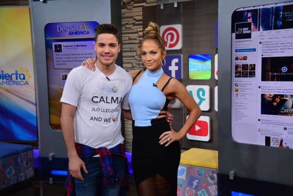 Una foto más para el recuerdo. Will será el chico más envidiado.