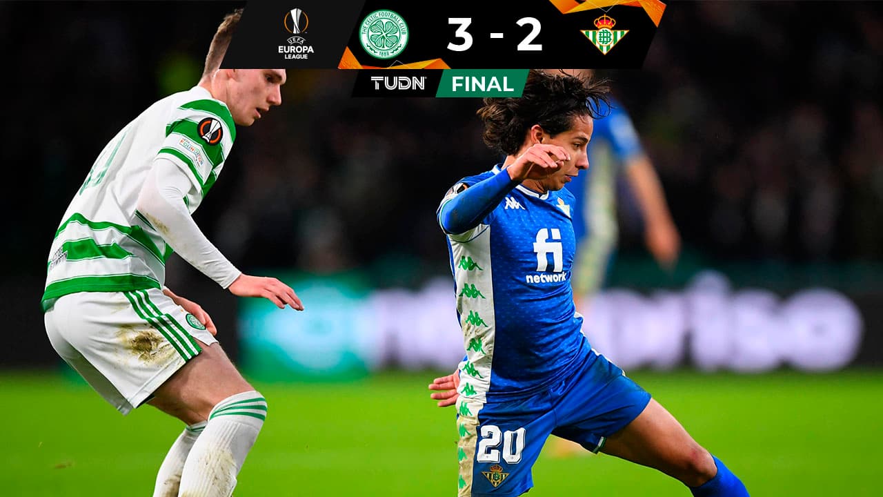 Celtic vence al Betis con todo y berrinche de Diego Lainez