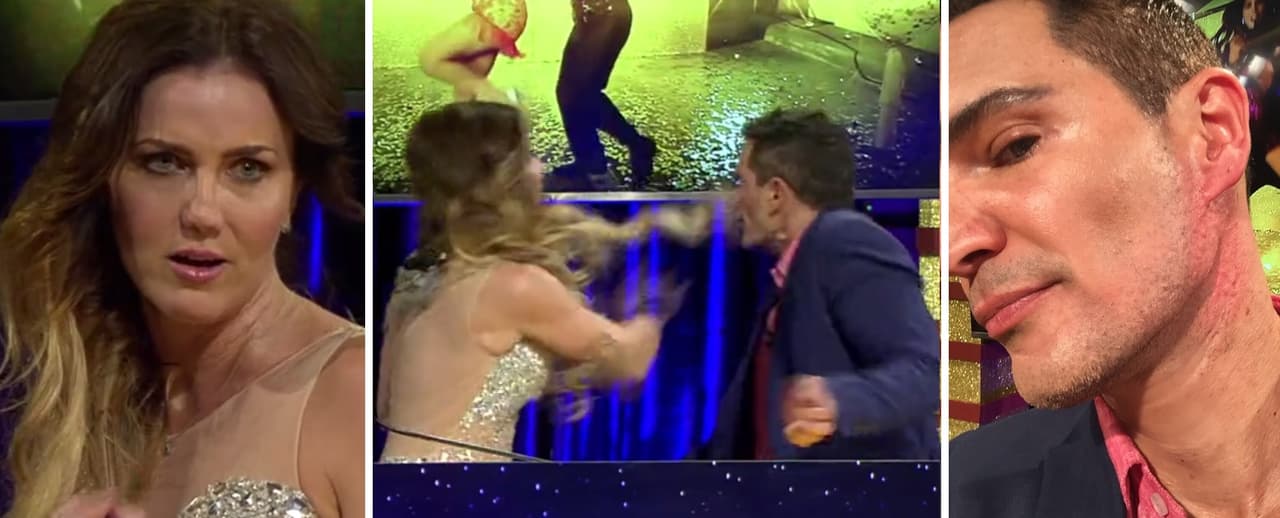 Golpean al actor Julio Camejo en la cara durante un reality show