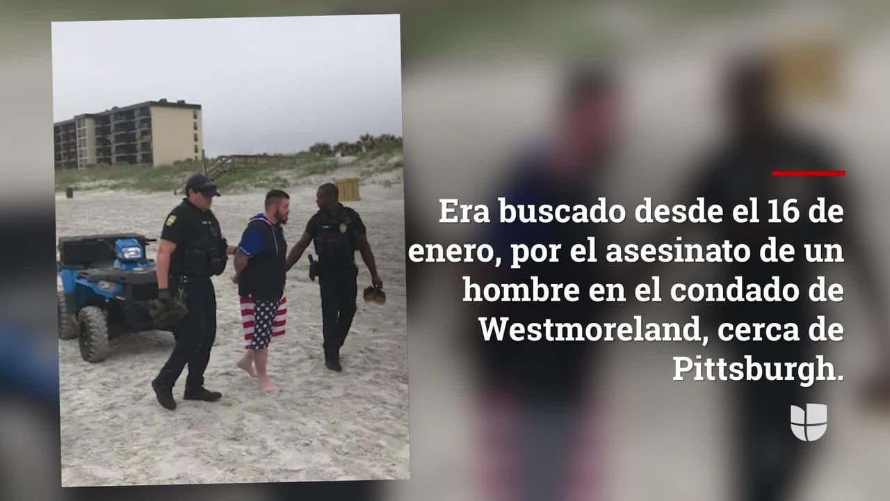 Era buscado en Pensilvania y lo arrestaron en una playa de Florida después de que se levantaron las restricciones por el COVID19