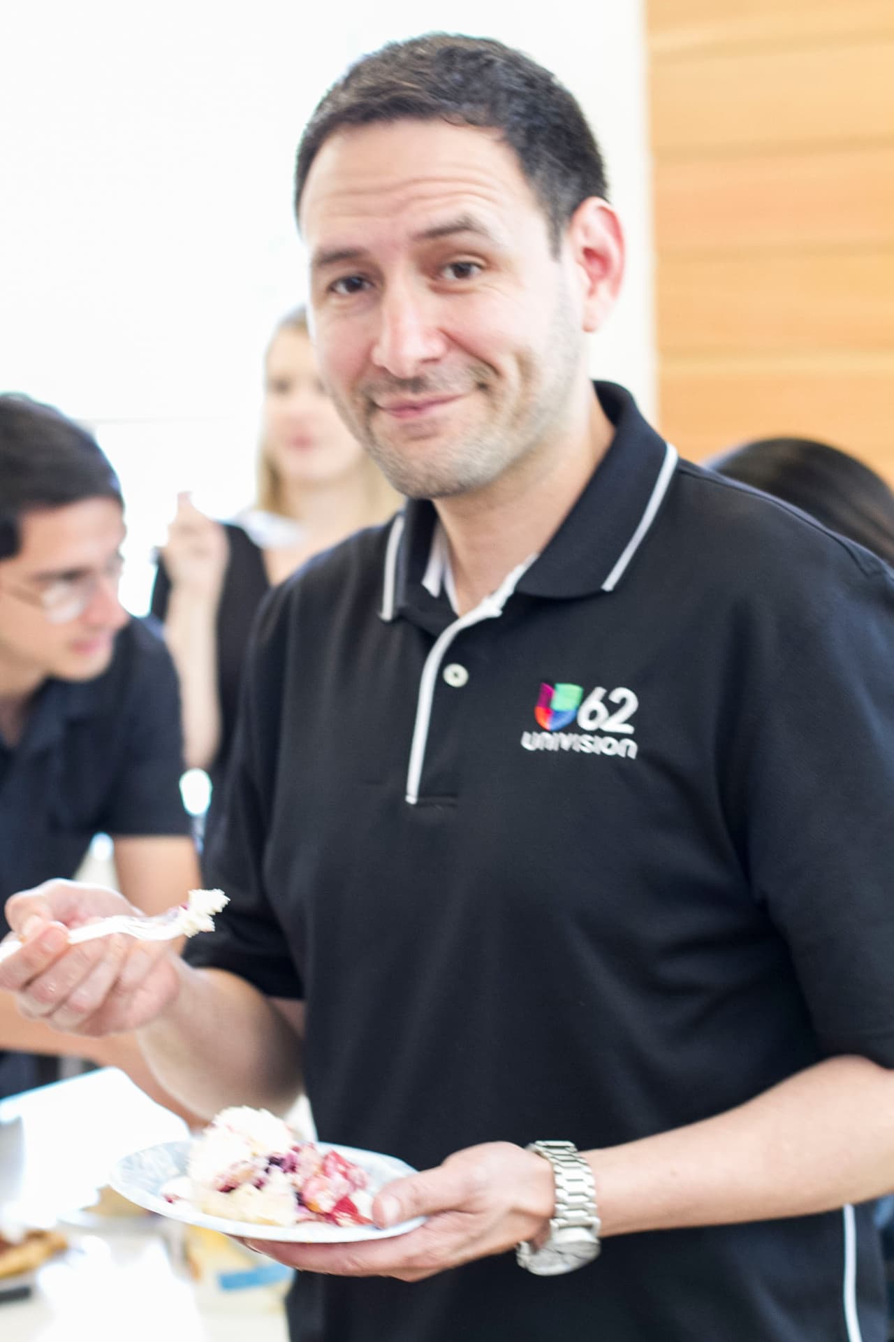 David Ríos captó lo que pasa detrás de bambalinas en Univision Austin.