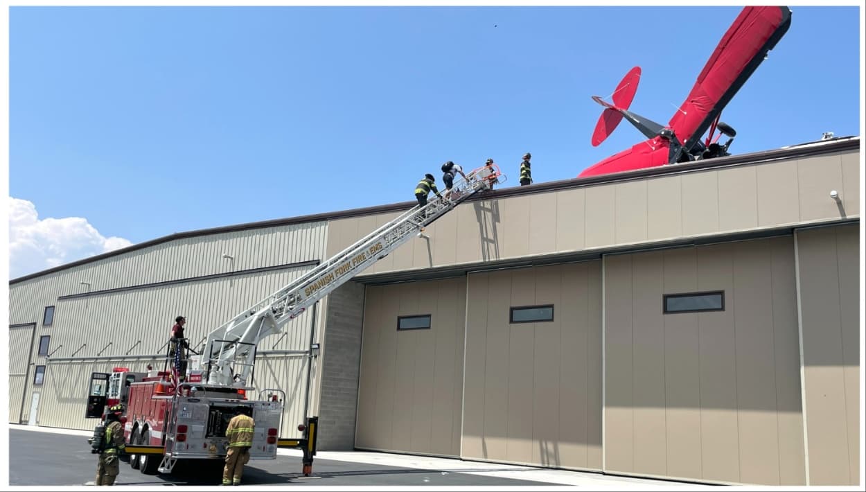 Dos personas sobreviven luego de chocar su avioneta en Spanish Fork
