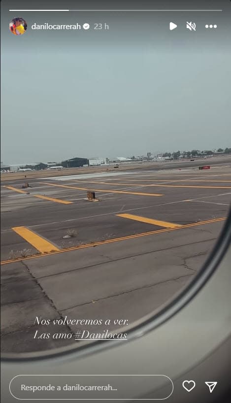 Danilo Carrera regresó a radicar a Miami para enfocarse en la salud de su madre.