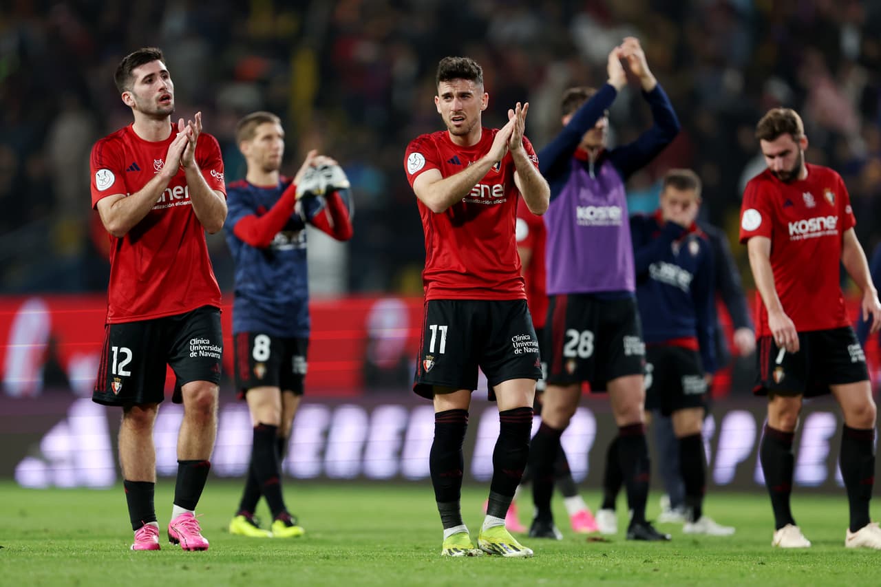 Osasuna explota contra la Supercopa de España