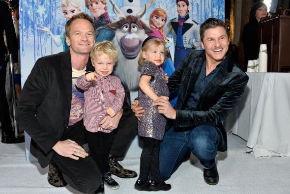 Los mellizos Gedeon Scott
<b> </b>y Gracia Harper
<b> </b>son criados junto a su pareja, el también actor David Burtka.