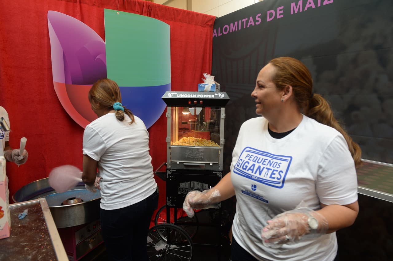 También hubo palomitas de maíz sin costo-