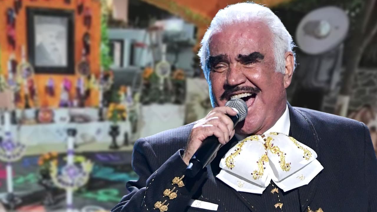 Comienzan los preparativos para el primer altar de Vicente Fernández por el Día de Muertos