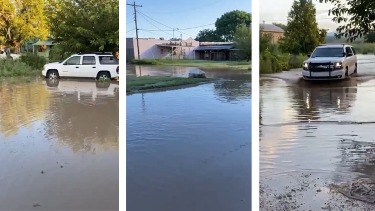 Desbordamiento del río Gila a causa de las lluvias pone a la ciudad de Duncan bajo el agua