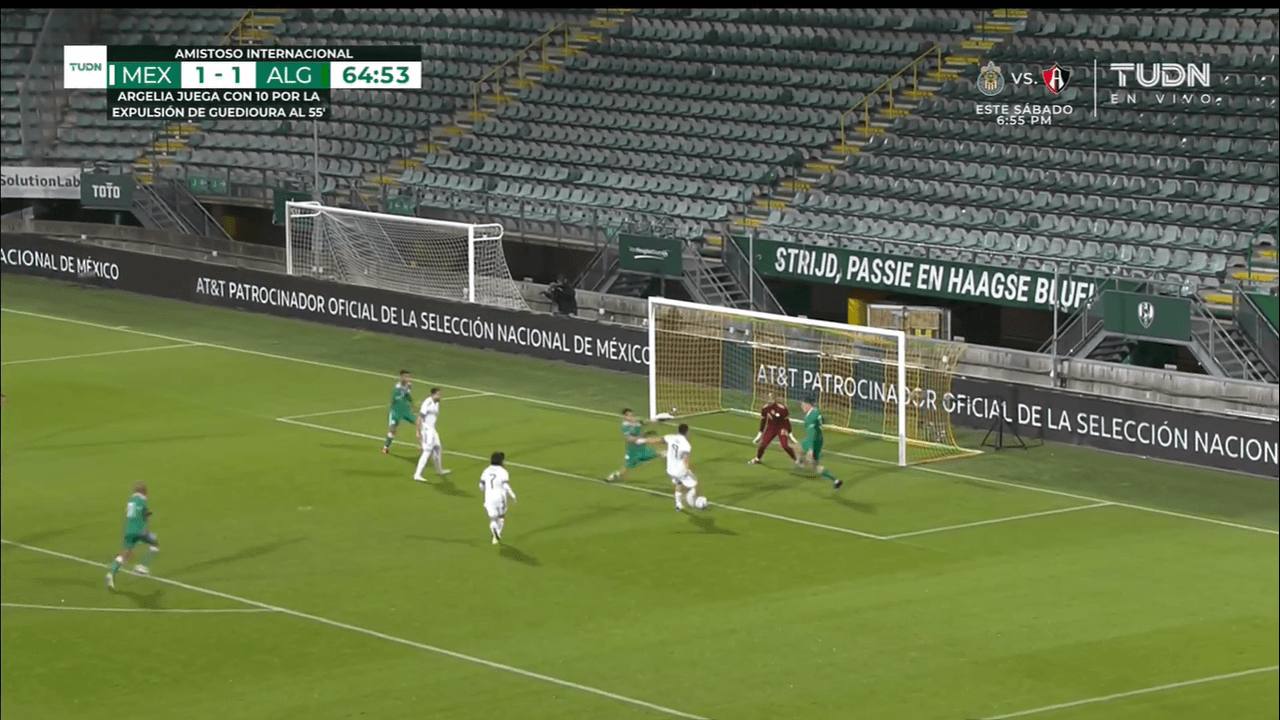 México y Argelia empatan en partido amistoso