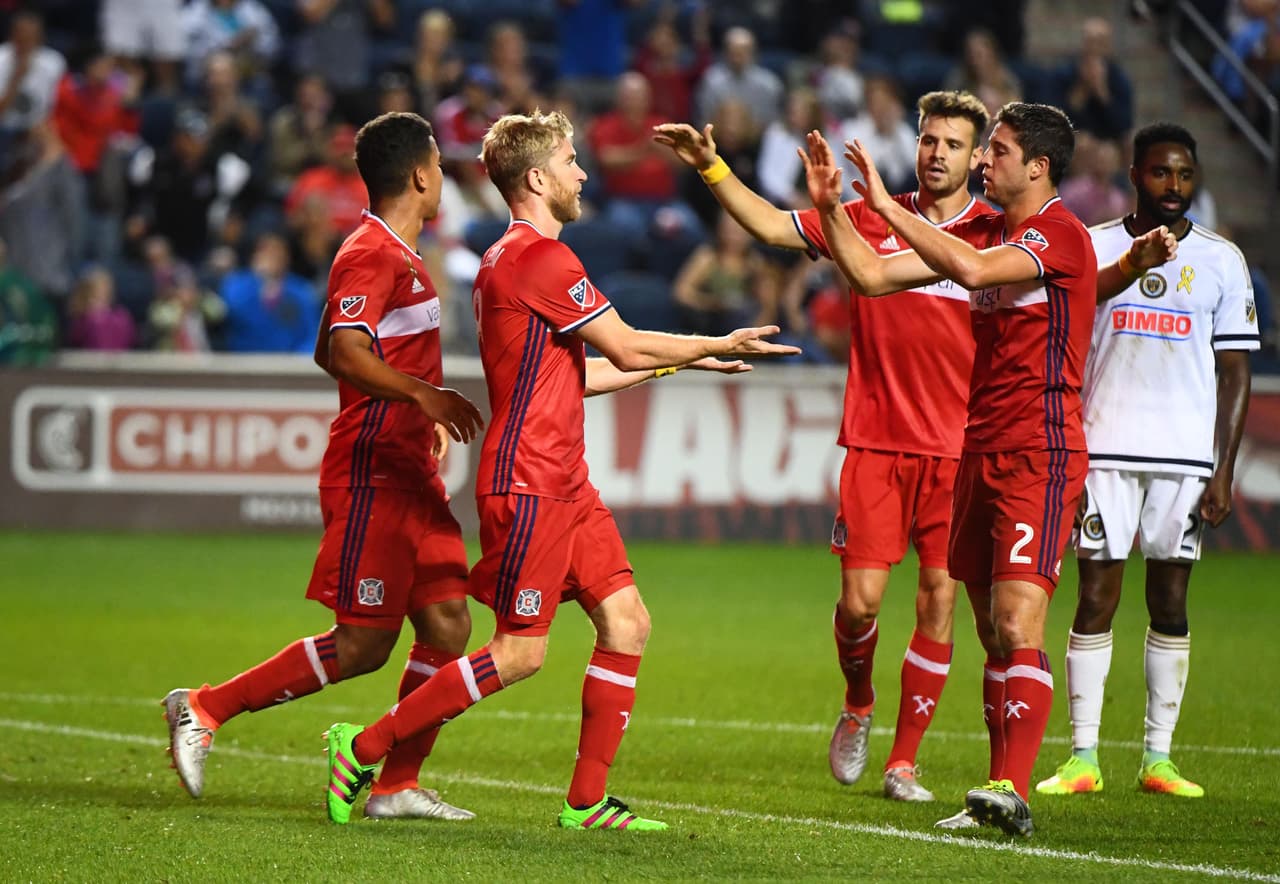 El Fire da señales de vida con goleada 3-0 sobre Philadelphia Union