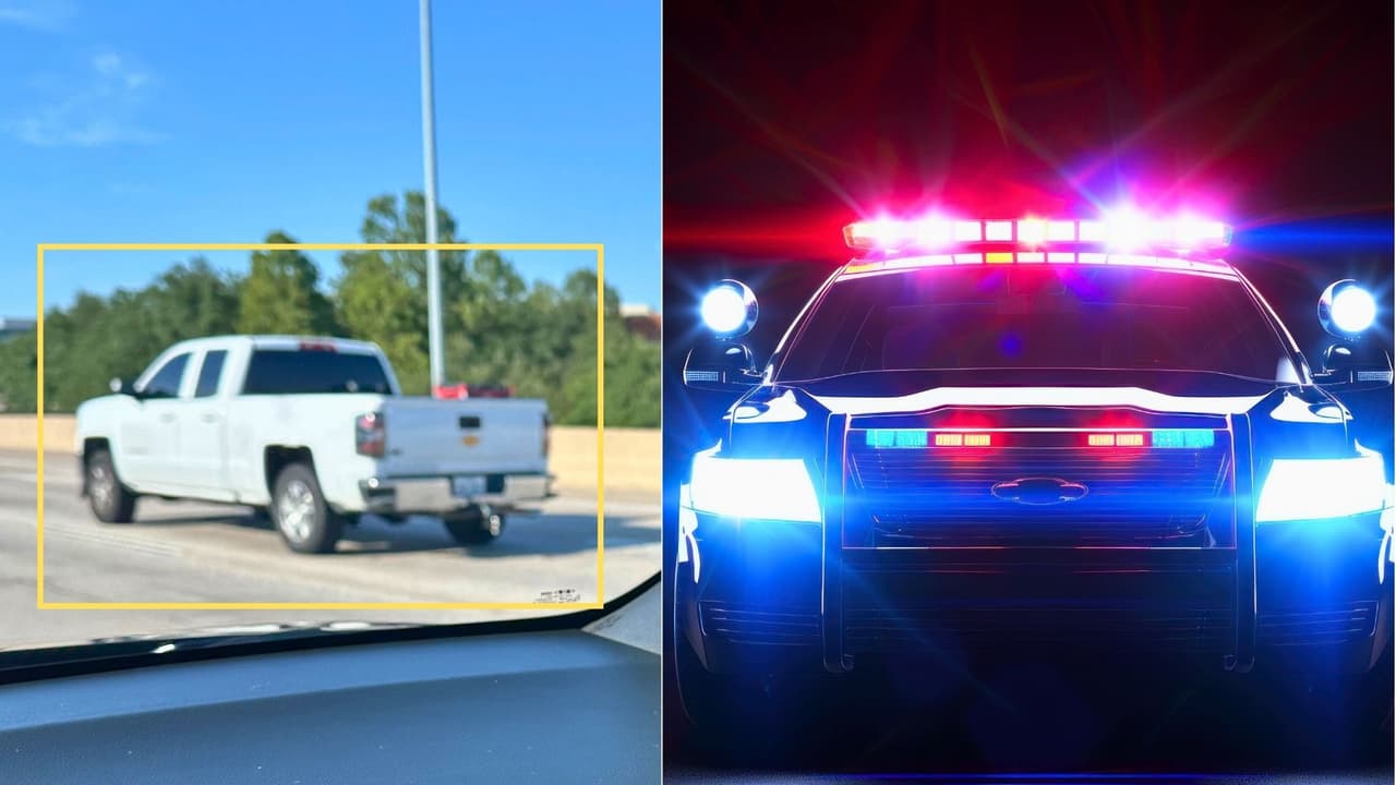 Falsa patrulla en Texas: Camioneta con luces de policía causa alarma en concurrida autopista