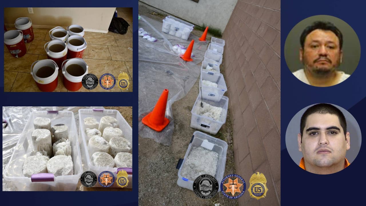La Oficina del Fiscal General de Arizona anunció este 22 de marzo, un juez del Tribunal Superior del Condado de Pima condenó a Diego Bernal-Robles, de 29 años, y a Cipriano Arturo Rojas-Armenta, de 44 años, a varios años de prisión por presuntamente estar involucrados en una organización de tráfico de drogas.