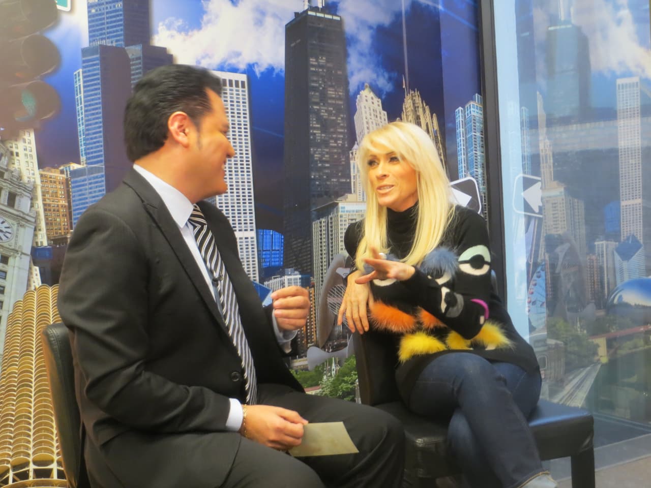 La cantante mexicana nos contagió con su energía y su buen humor.