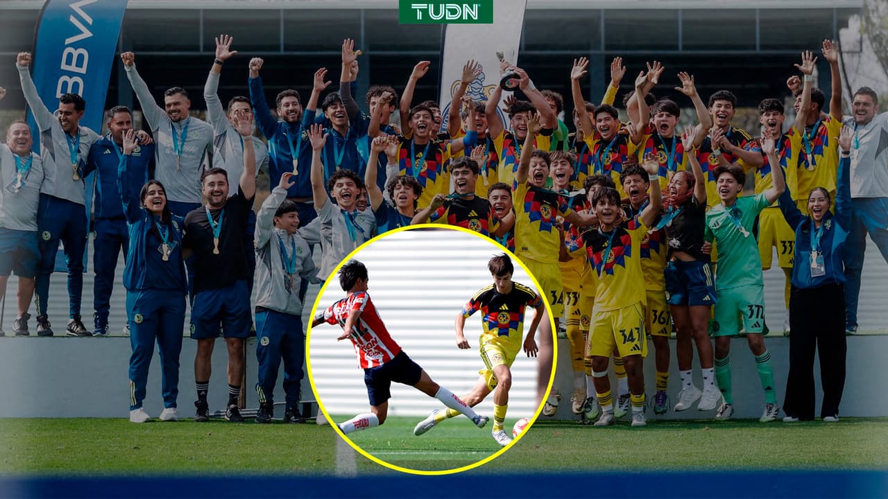 América Sub-15 vence a Chivas en el Clásico y se corona campeón de la categoría