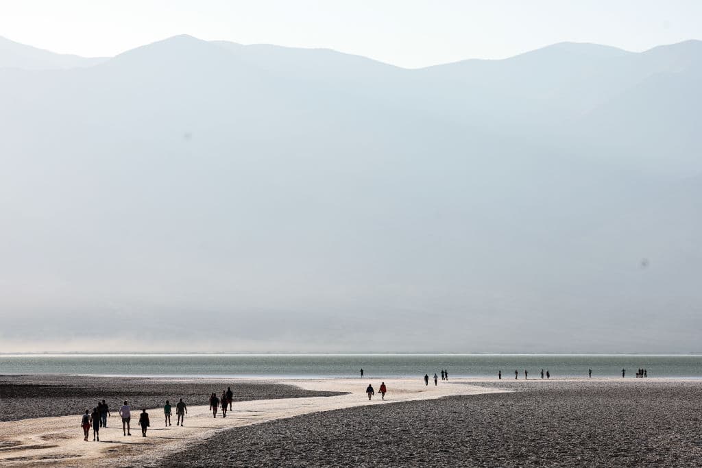 Parque nacional del Valle de la Muerte sorprende en su reapertura con un lago temporal