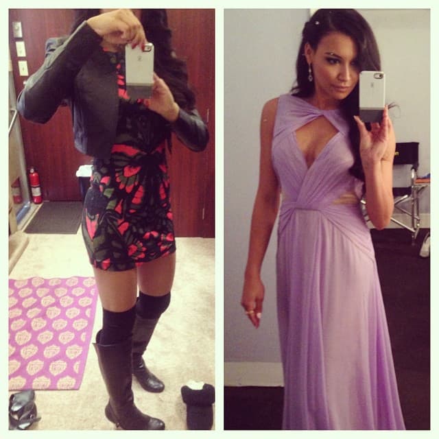 El embarazo de Naya Rivera en redes sociales.