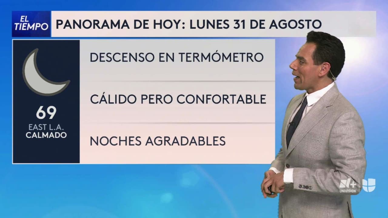 Pronóstico del tiempo hoy en Los Ángeles: Día cálido pero confortable; el termómetro alcanzará 89 °F