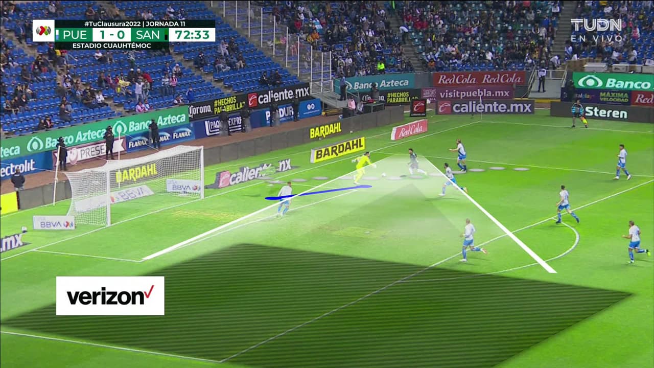 ¡GOOOL! Martín Barragán anota para Puebla.