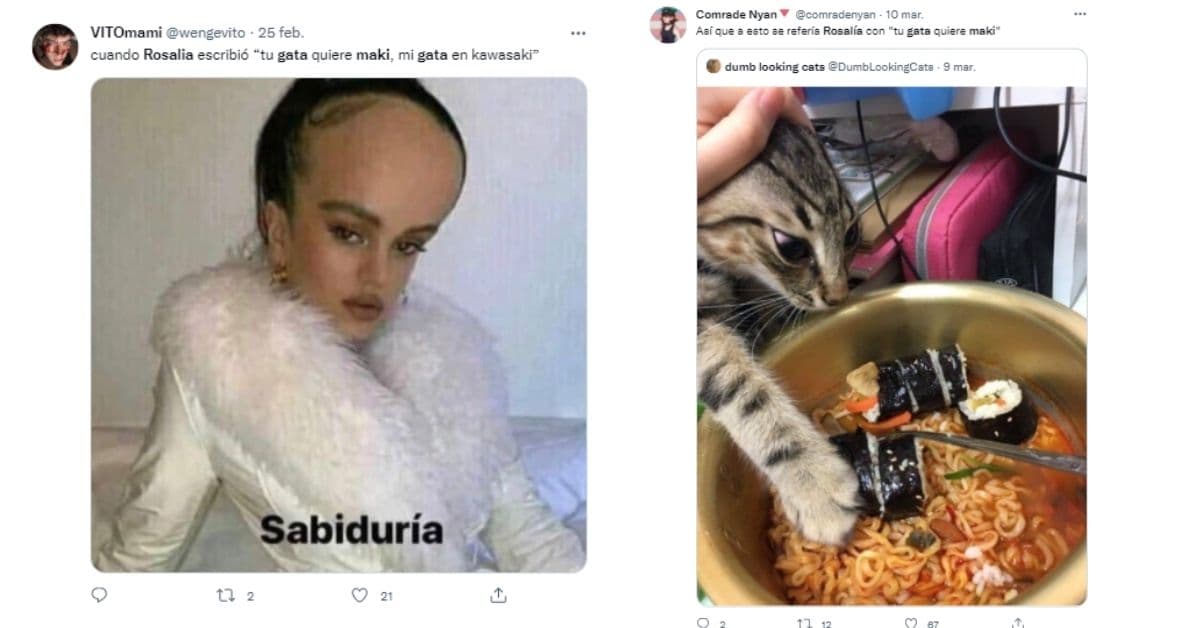 reacciones de Chicken Teriyaki de Rosalía