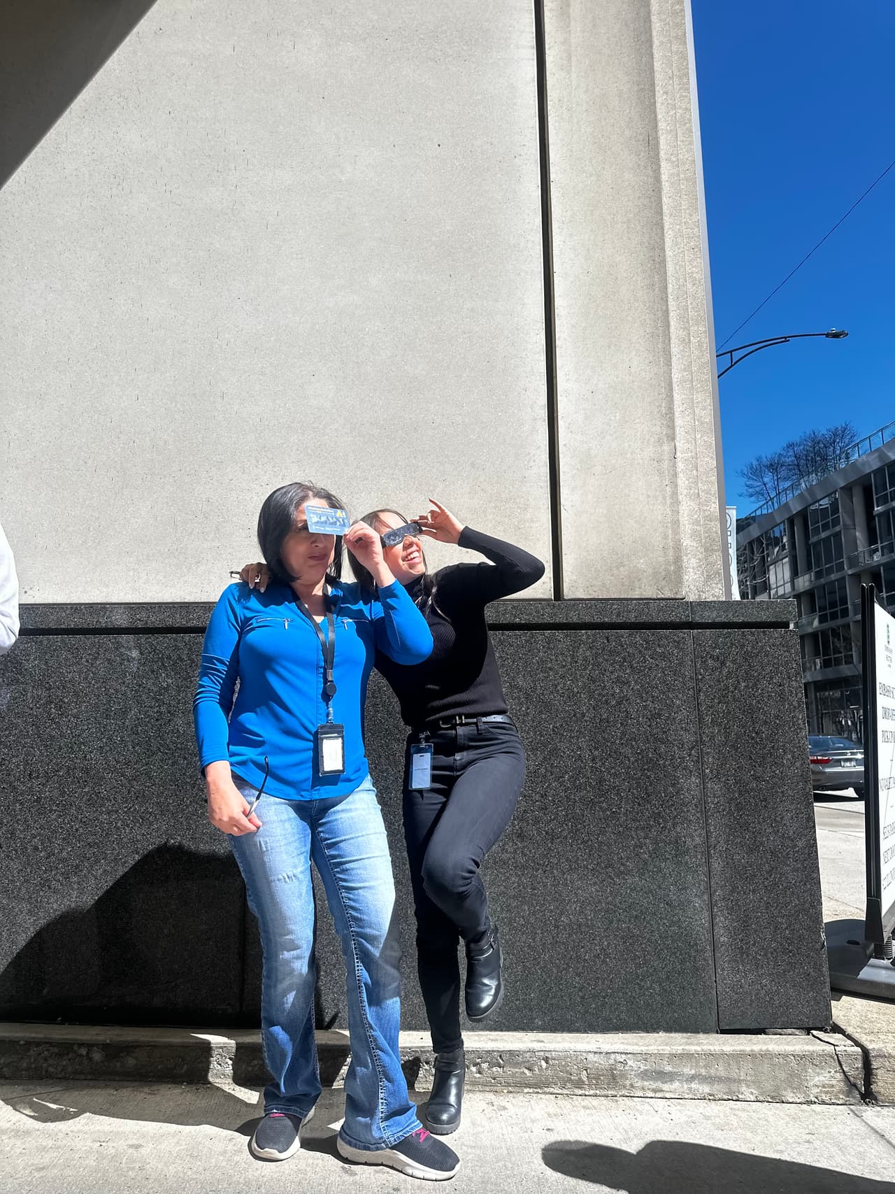 El equipo de Univision Noticias Chicago también vivió el eclipse solar.