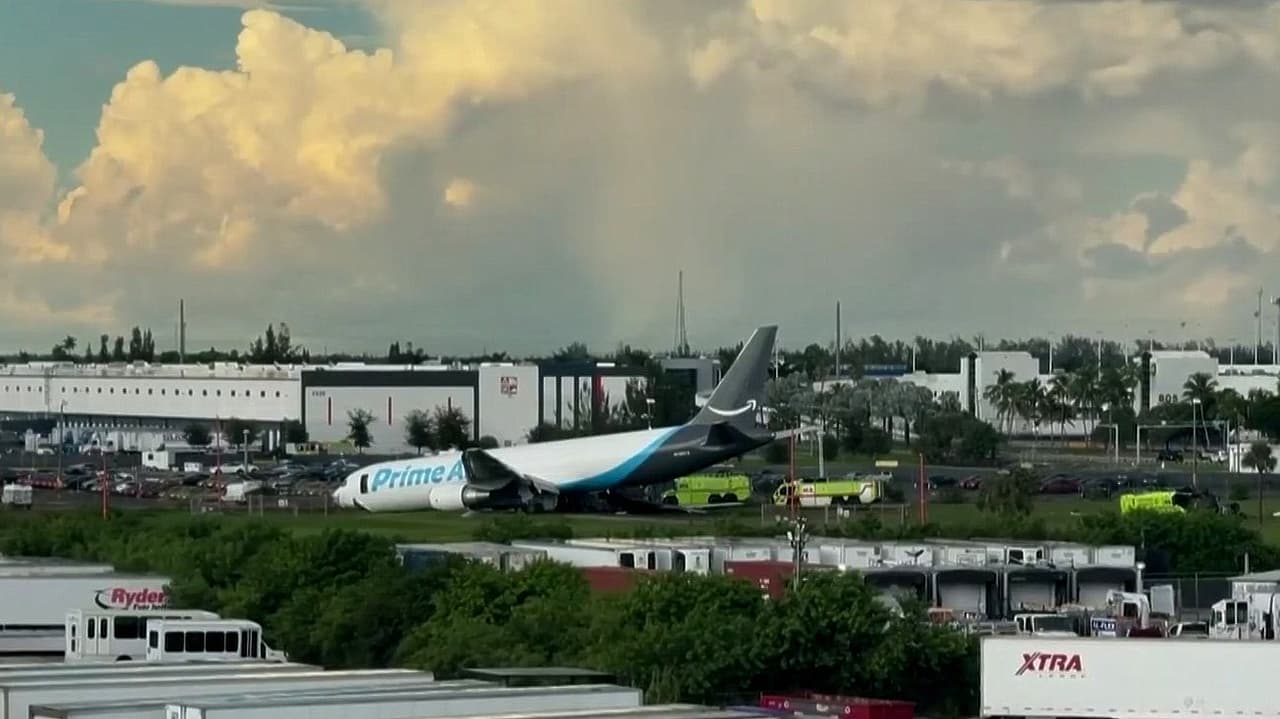 Aeropuerto de Miami reabre dos pistas tras choque de avión de Amazon que dejó 5 muertos