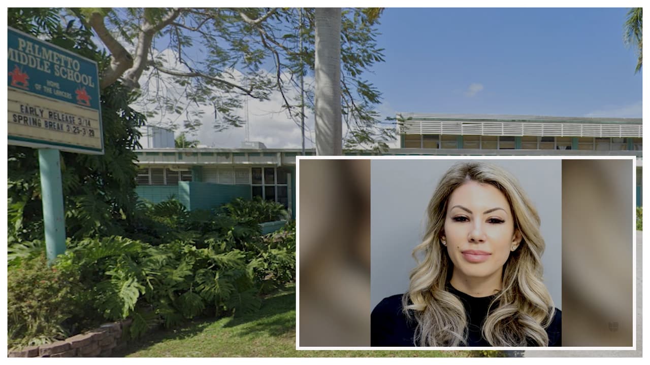 Madre es acusada de agredir a maestra y escupir en el escritorio del rector de una escuela de Miami-Dade