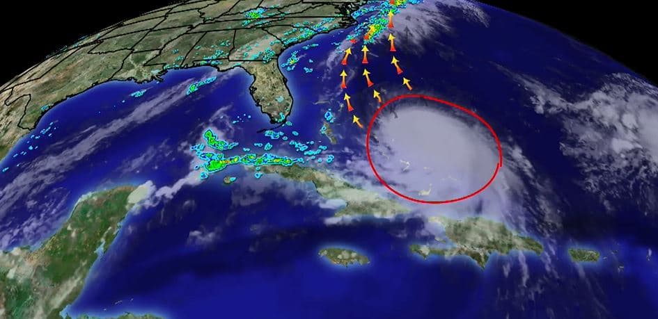 Huracán Joaquín genera incertidumbre en este de EEUU