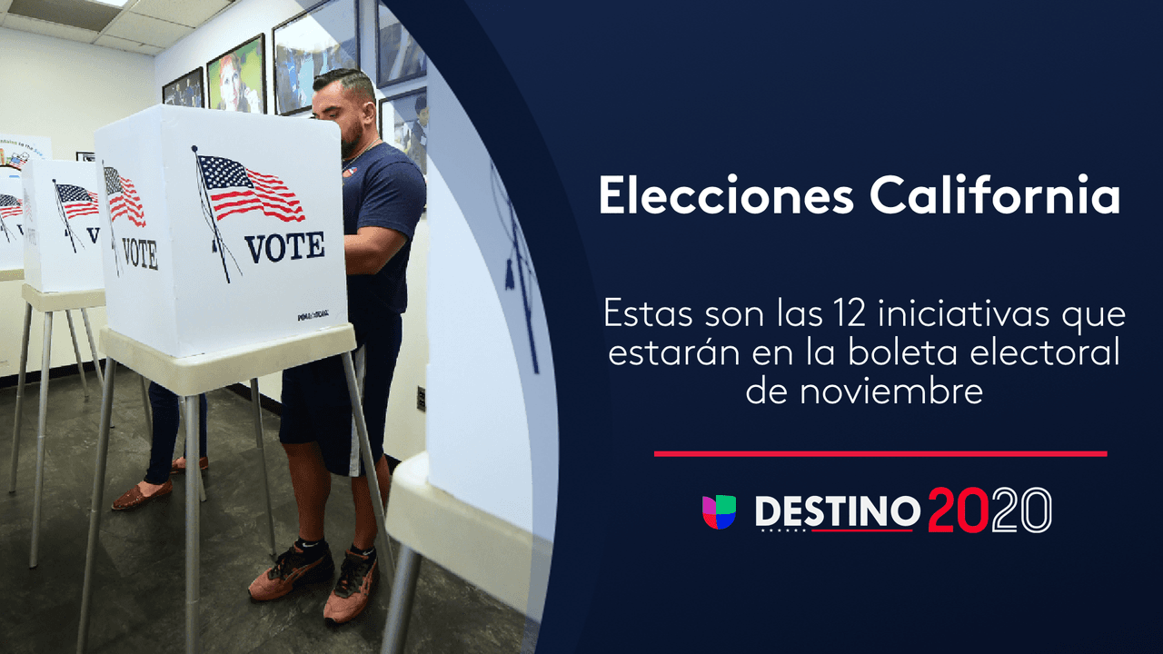 Todo lo que necesitas saber sobre las 12 propuestas que estarán en la boleta electoral en California 