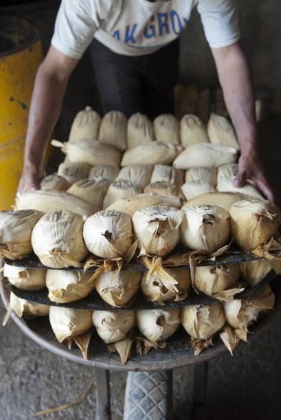 También suelen hacerse grandes pedidos de tamales para el día.