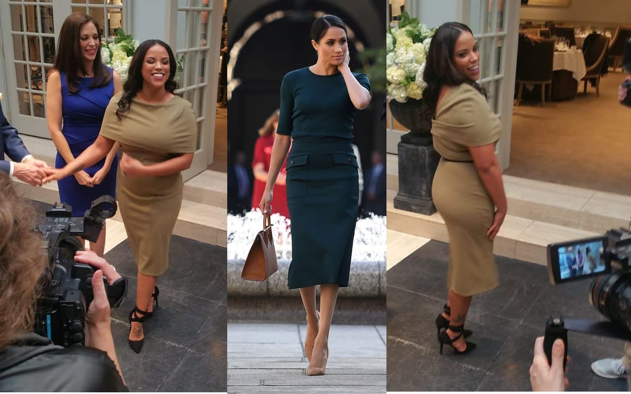 La audiencia pudo presenciar la fiesta que ambas mujeres protagonizaron para desvelar a sus amistades cómo había cambiado su cuerpo para ser como Meghan Markle.