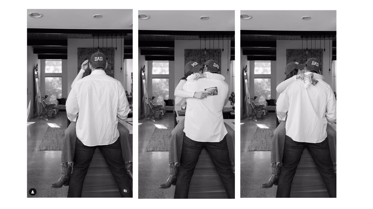 Así reveló la actriz su primer embarazo.