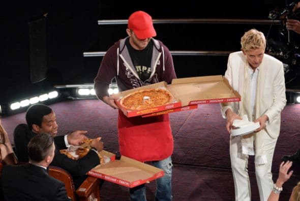 Todos rompieron la dieta en esta entrega del Oscar. En especial Chiwetel Ejiofor.