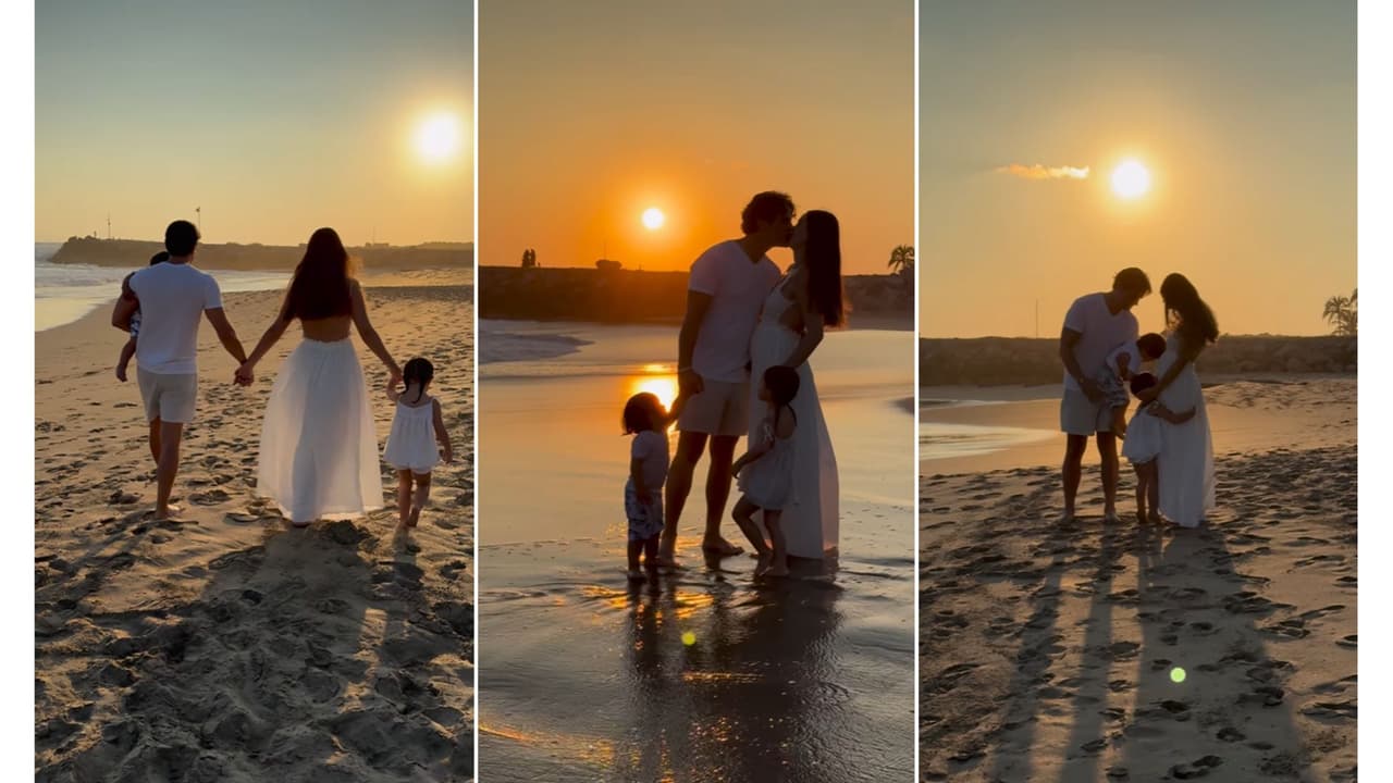 Ximena Navarrete mostró por primera vez su 'baby bump'.