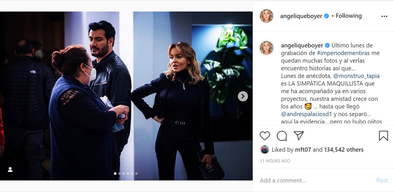 En Instagram publicó una serie de fotos que evidencian 
<b><a href="https://www.instagram.com/p/CHrakNqAqGi/?igshid=1o17wwerle0vh" target="_blank">la tensa situación</a></b> que se vivió entre ellos y junto a ellas narró lo sucedido. 
<br>