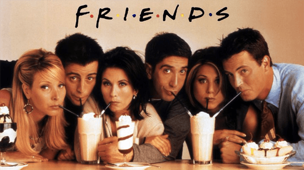 ‘Friends’ comenzó el 22 de septiembre de 1994 y cada episodio duraba 22 minutos, fue tal el éxito de la serie cómica que cada actor llegó a ganar un millón de dólares por capitulo.
<br>