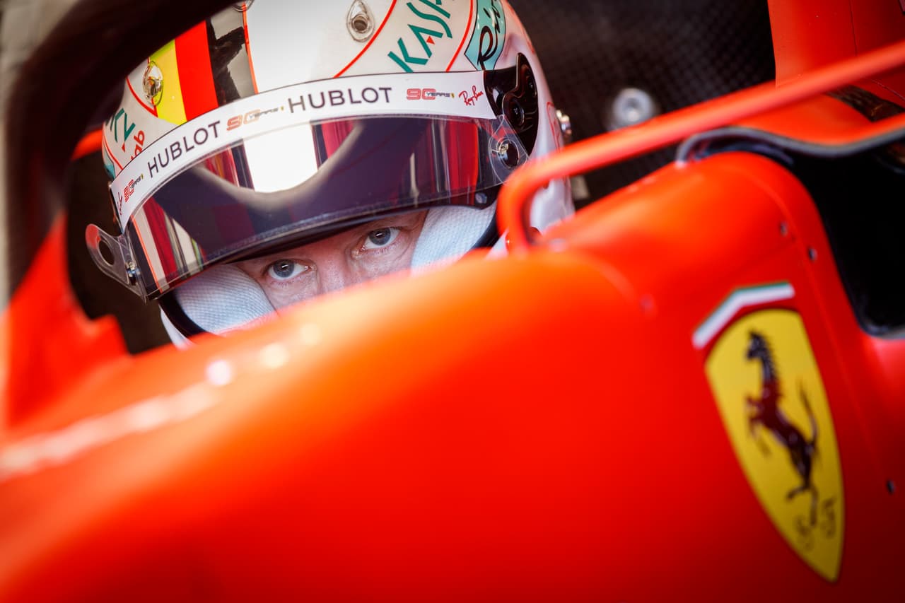 Sebastian Vettel de Ferrari había salido desde la pole position para el Gran Premio de Canadá.