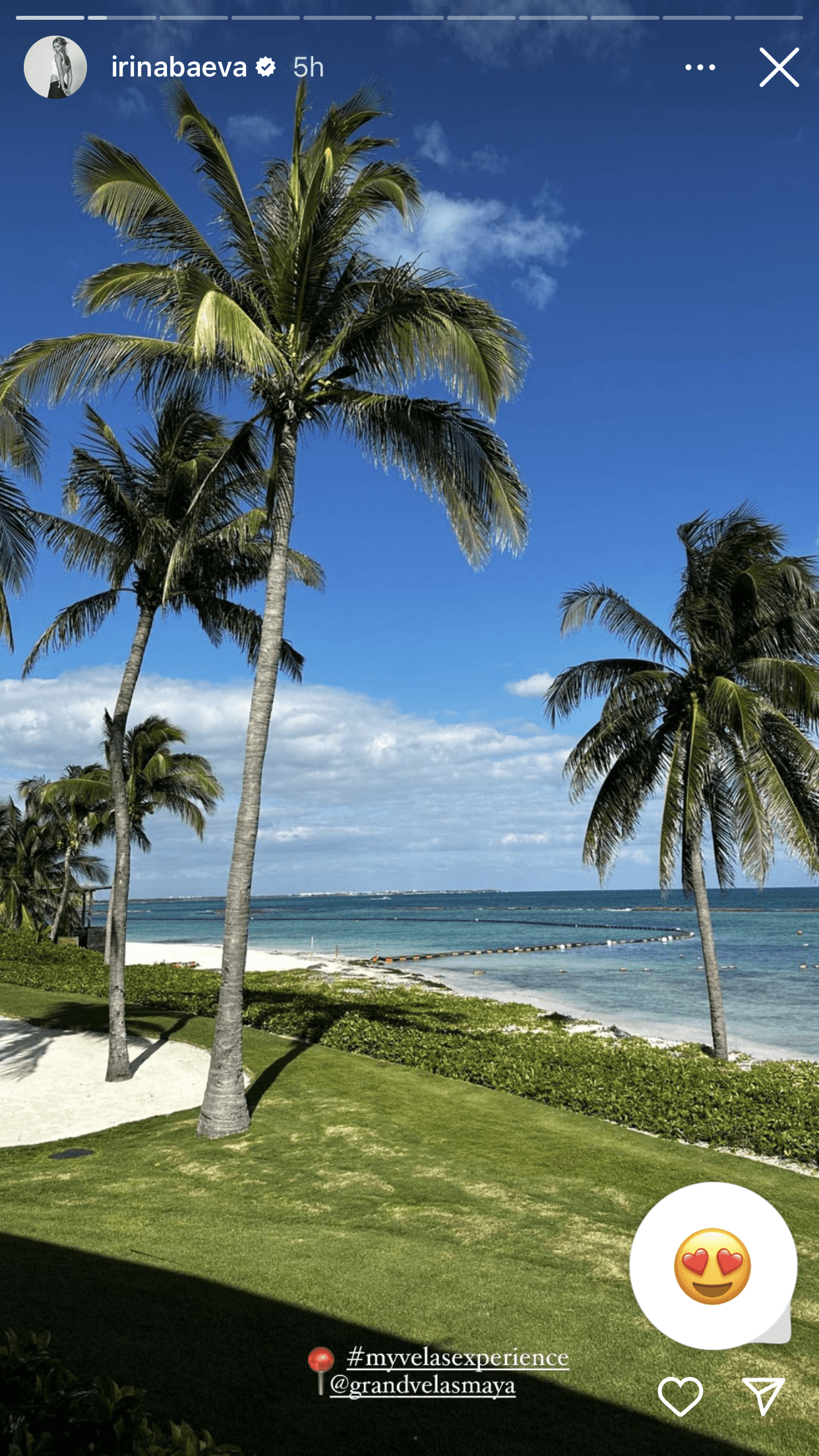 Coincidentemente, en horas recientes Irina Baeva comenzó a publicar fotos en su cuenta de Instagram en donde aparece desde la Riviera Maya, lugar en donde también está Gabriel Soto, según lo dicho por su exesposa. 
<br>