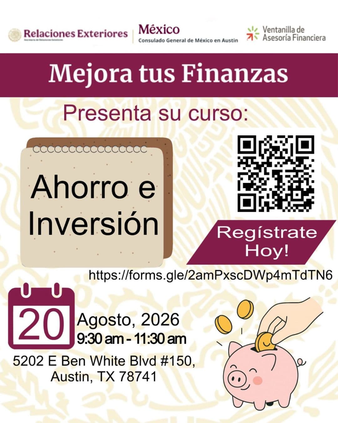 MEJORA TUS FINANZAS Y APRENDE A MANEJAR MEJOR TU DINERO.