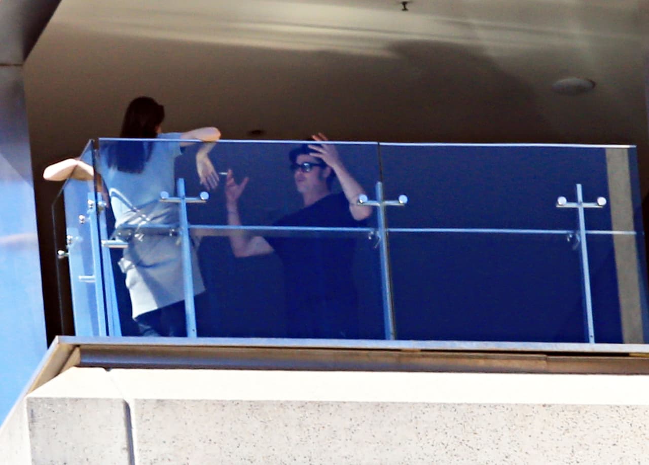 El actor se veía muy alterado.