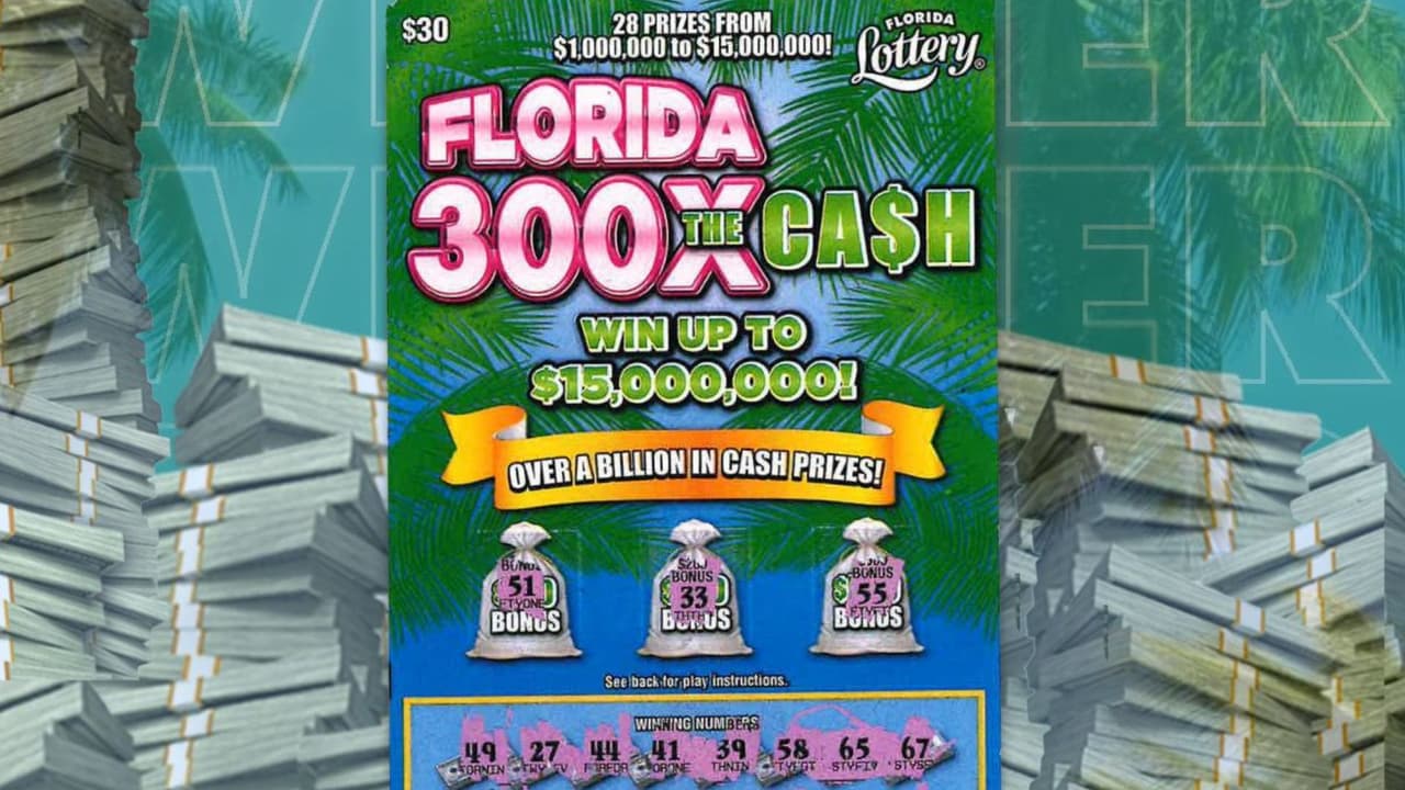 Mujer compra boleto de $30 y gana $1 millón con la lotería de Florida