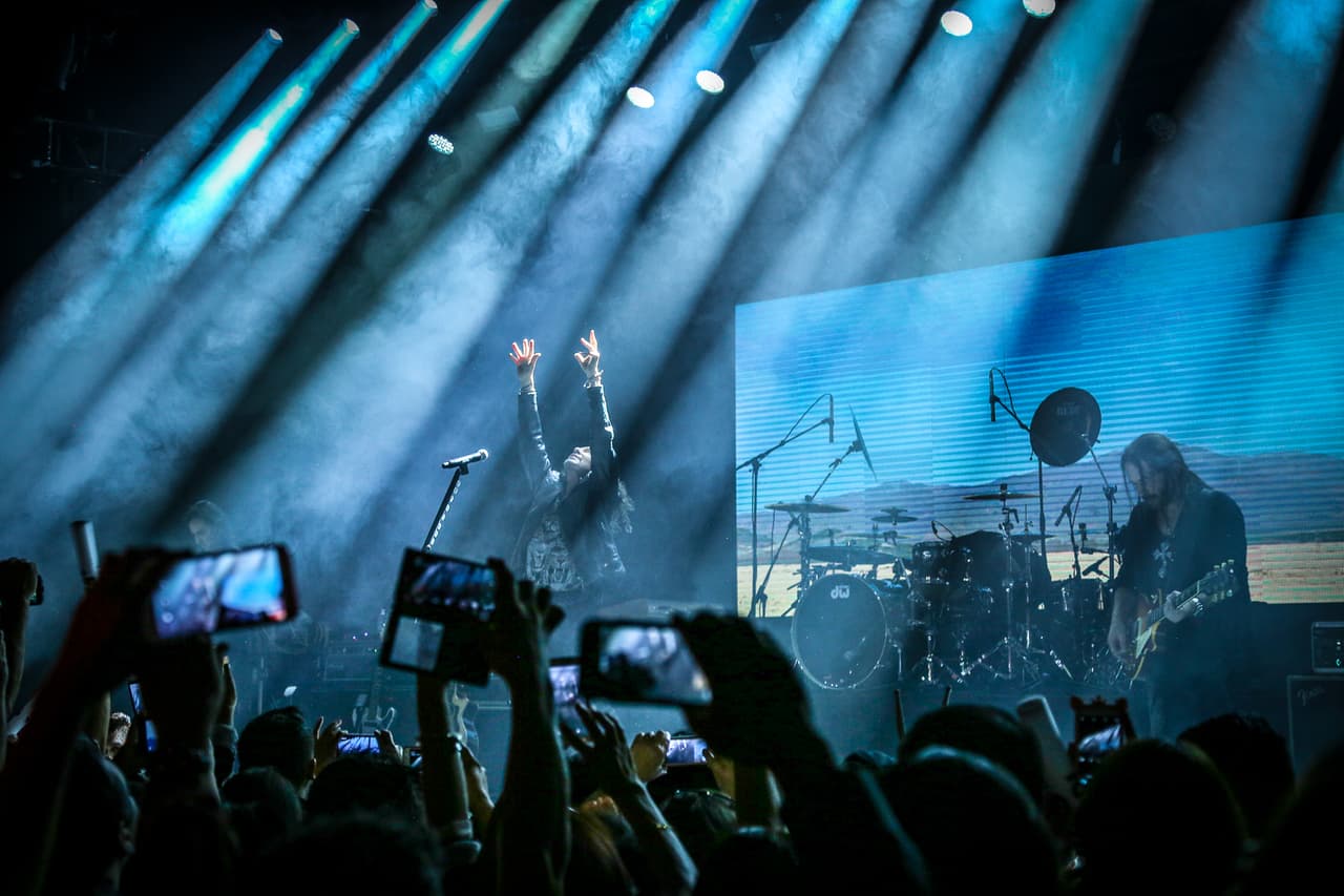 La banda de rock Maná recibió este 10 de febrero su estrella en el Paseo de la Fama de Hollywood y para celebrar, ofreció un concierto privado solo para los radio escuchas de K-Love 107.5 FM
