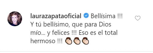 "¡Bellísima! Y tú bellísimo", le escribió la villana de las telenovelas. 
<br>