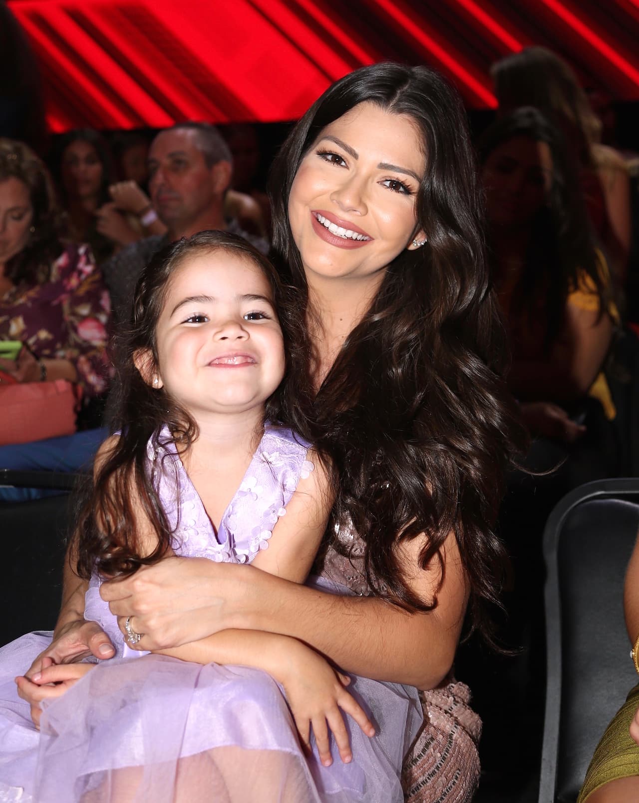 Durante todo el tiempo que duró el programa, Giulietta lució sonriente y fue inevitable que robara cámara.