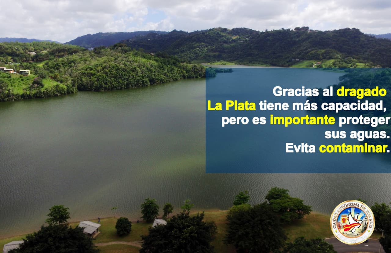 La campaña recuerda que a pesar de ser una isla con mucha agua, también es una de las que más consume agua. El dragado logró eliminar el sedimento, aumentando así la capacidad de almacenamiento.