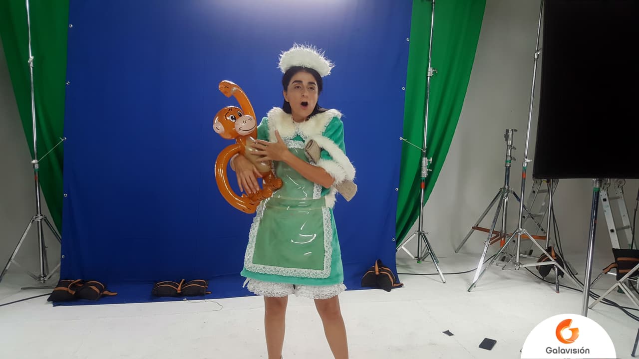 Un changuito inflable para jugar en Galaverano Total.